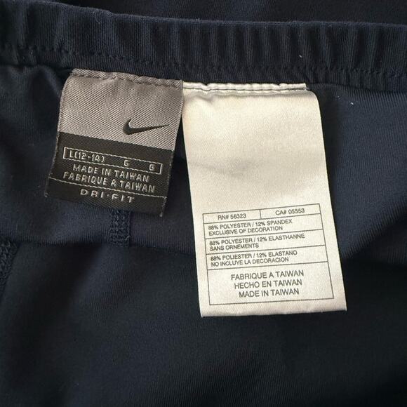 Nike Dri-Fit Navy and White Tennis Shirt Size Large 12 - 14 - Picture 4 of 4